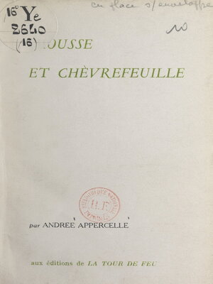 cover image of Mousse et chèvrefeuille